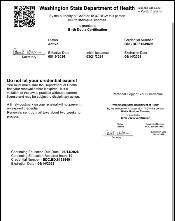 Certification