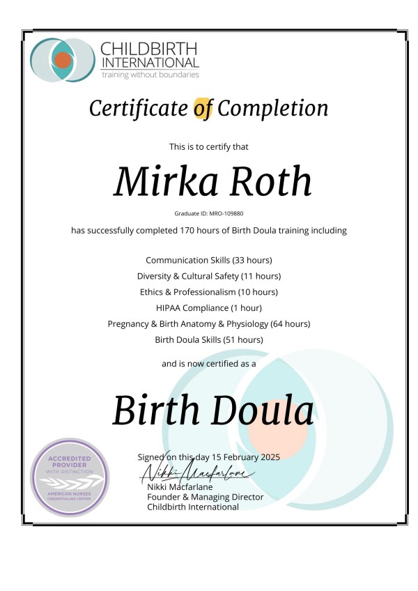Certification