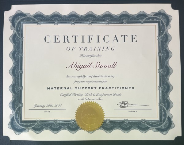 Certification