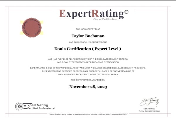 Certification