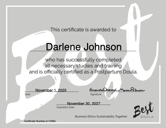 Certification