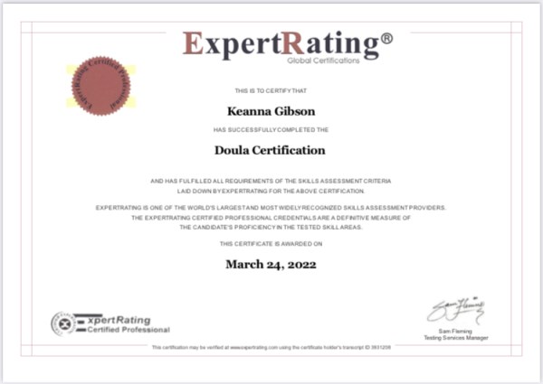 Certification