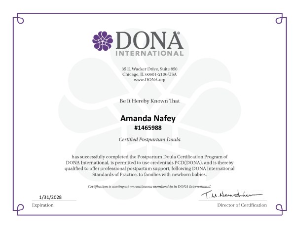 Certification