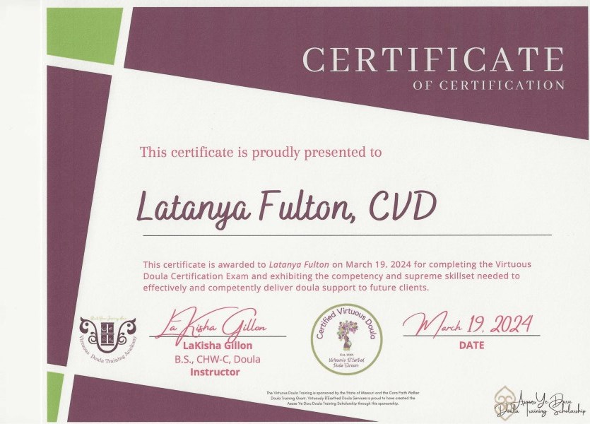 Certification