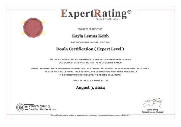 Certification