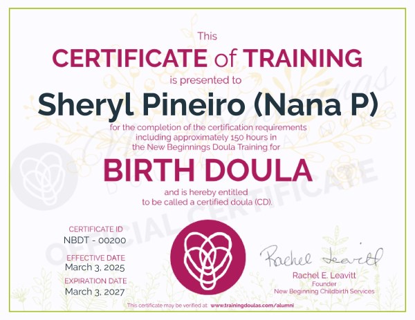 Certification