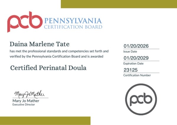 Certification
