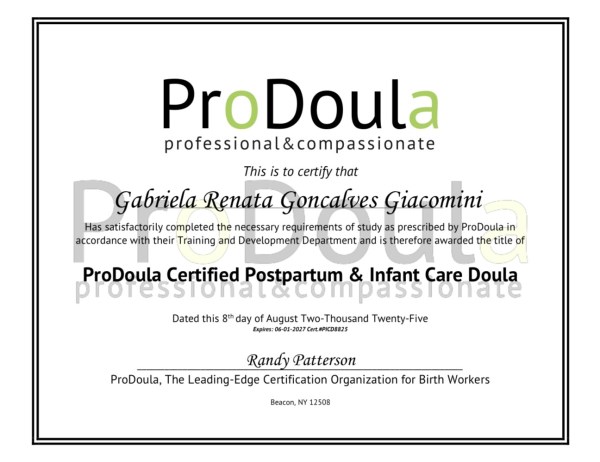 Certification