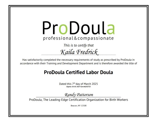 Certification
