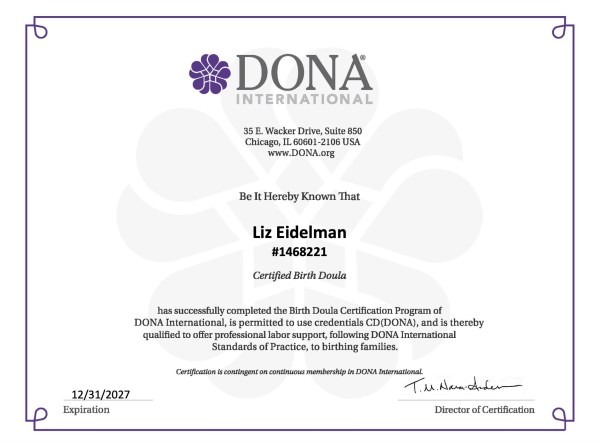 Certification