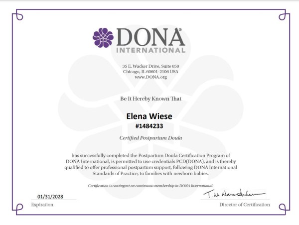 Certification