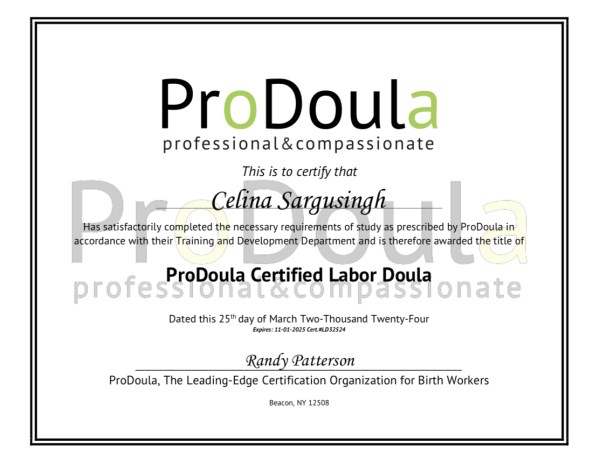 Certification