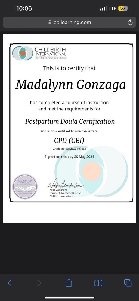 Certification