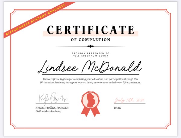 Certification