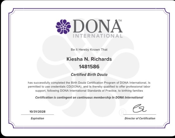 Certification