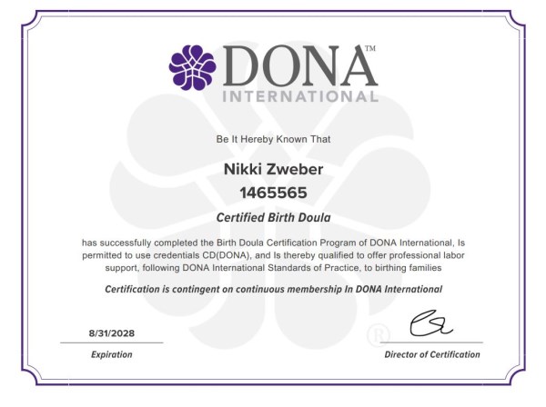 Certification