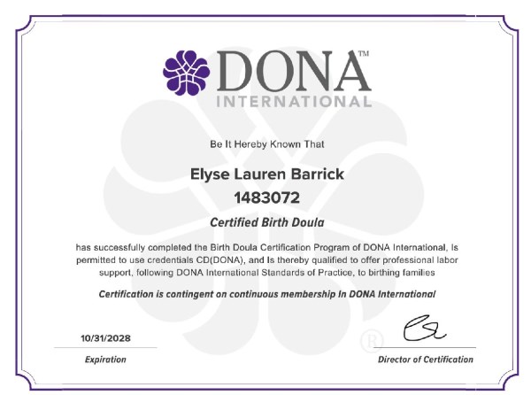 Certification
