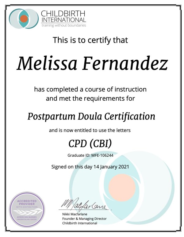 Certification