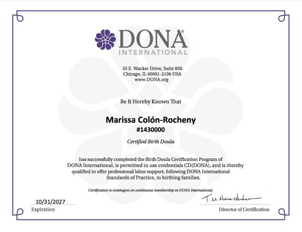 Certification