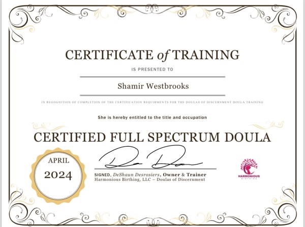 Certification