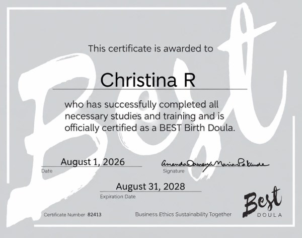 Certification