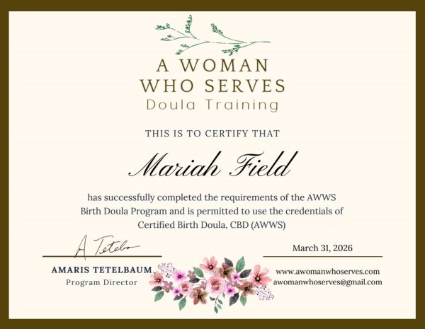 Certification