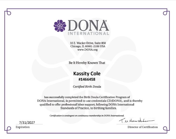 Certification