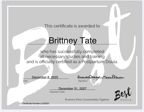 Certification