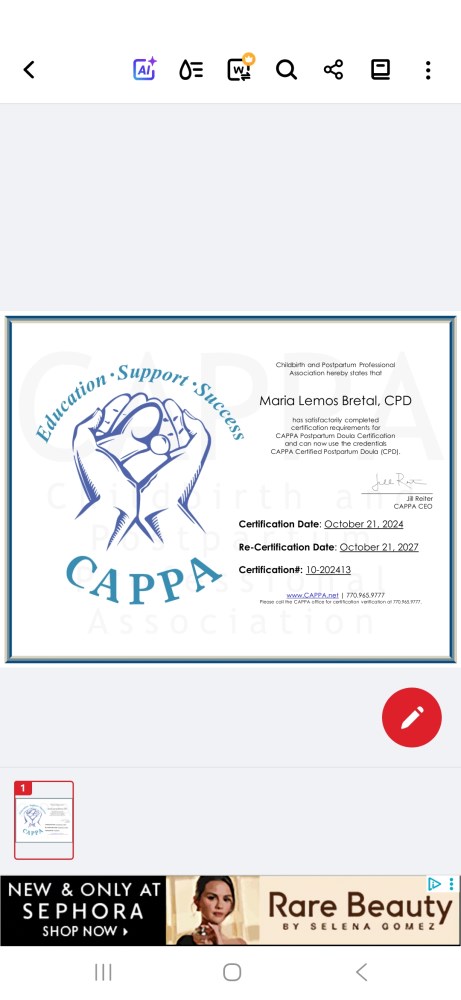 Certification