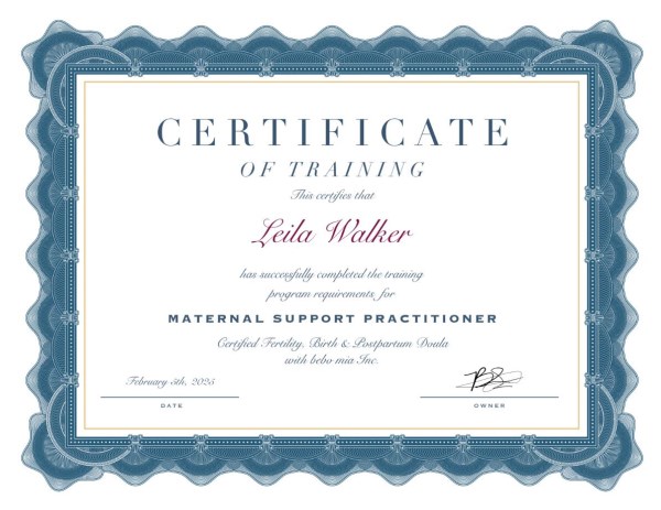 Certification