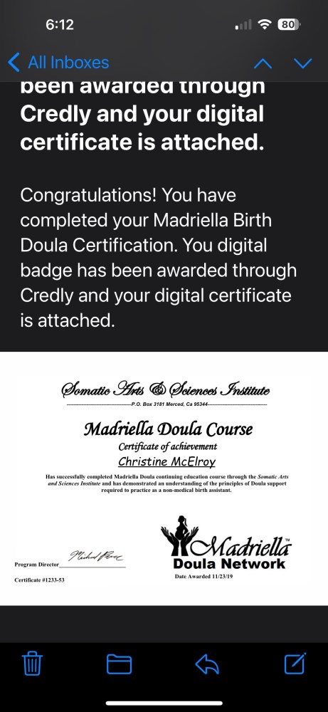 Certification