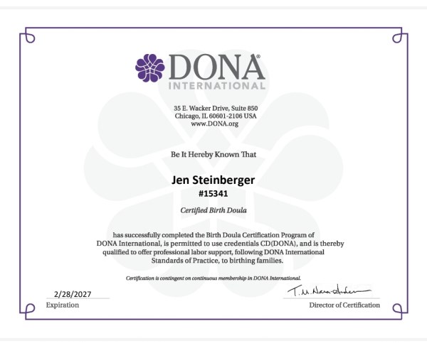 Certification