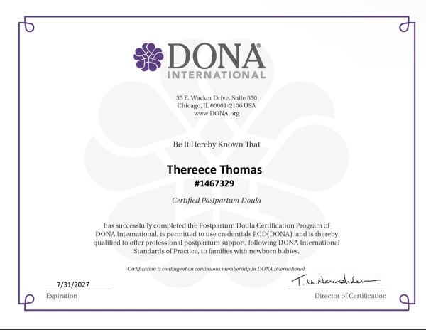 Certification