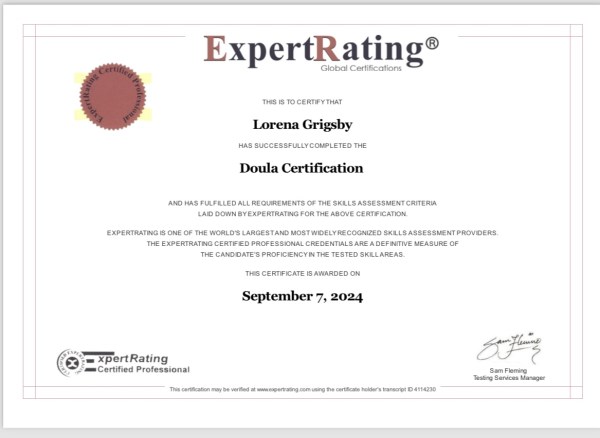 Certification