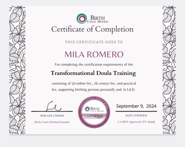 Certification