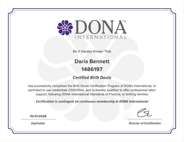 Certification