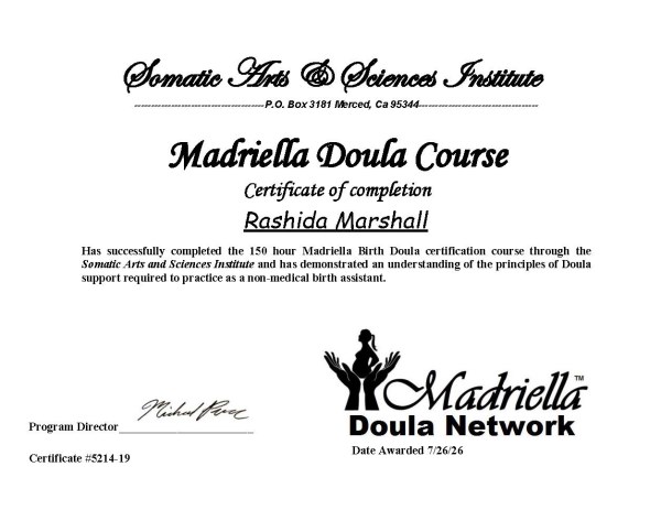 Certification