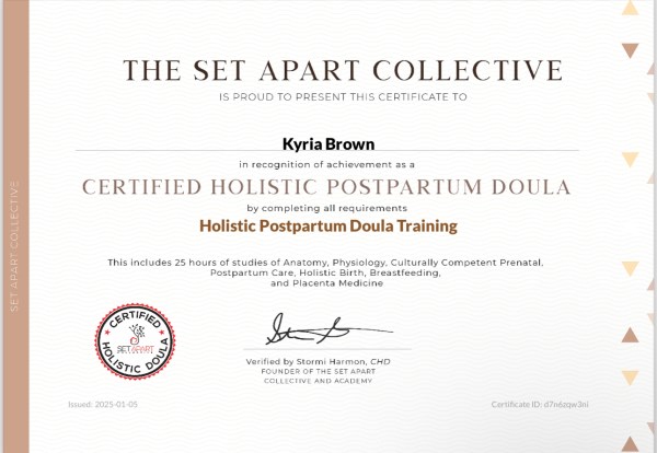 Certification