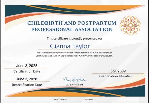 Certification