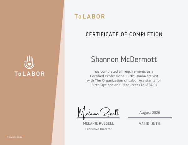 Certification