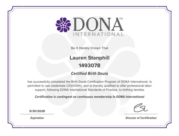 Certification
