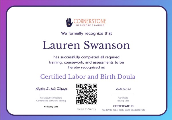 Certification