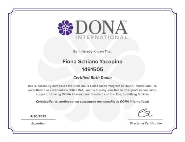Certification
