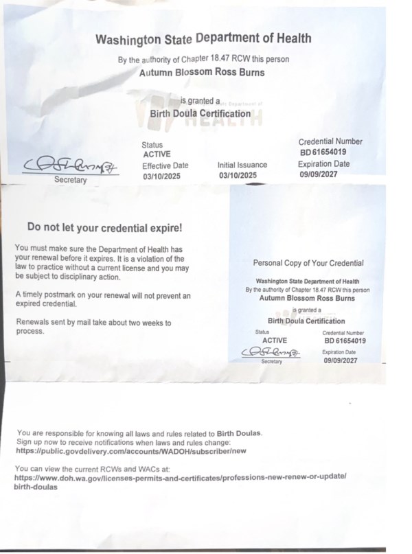 Certification