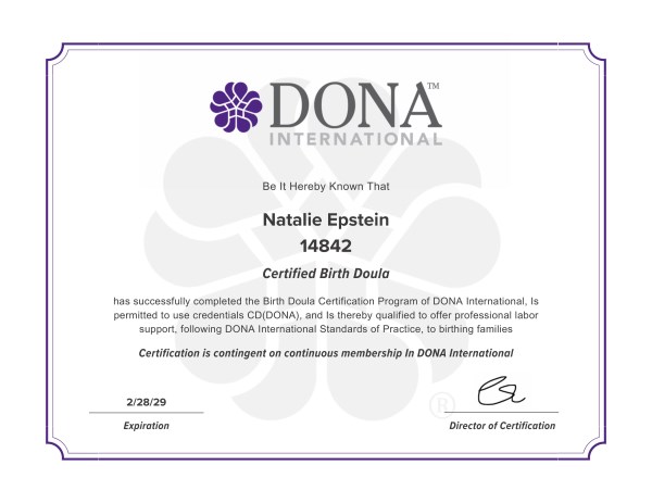 Certification