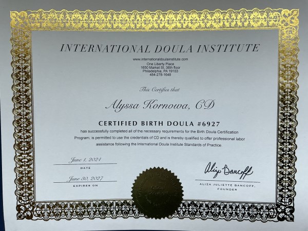 Certification