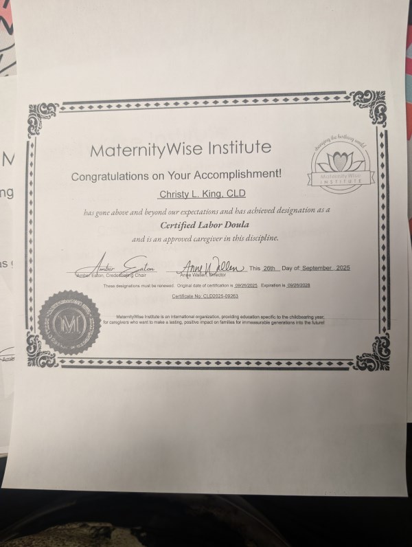 Certification