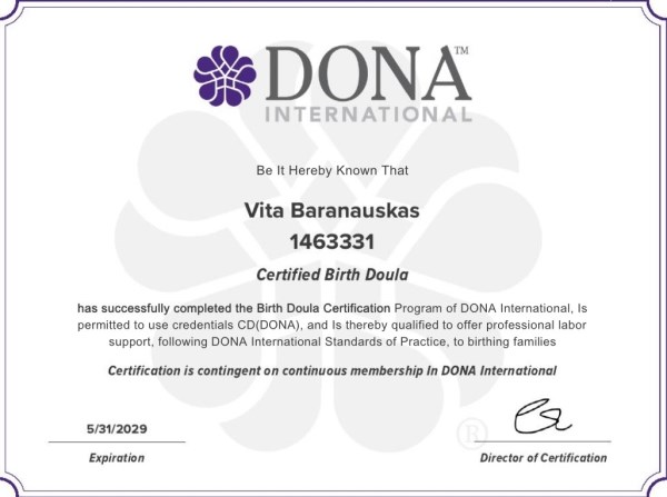 Certification