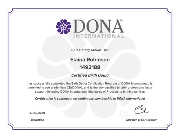 Certification