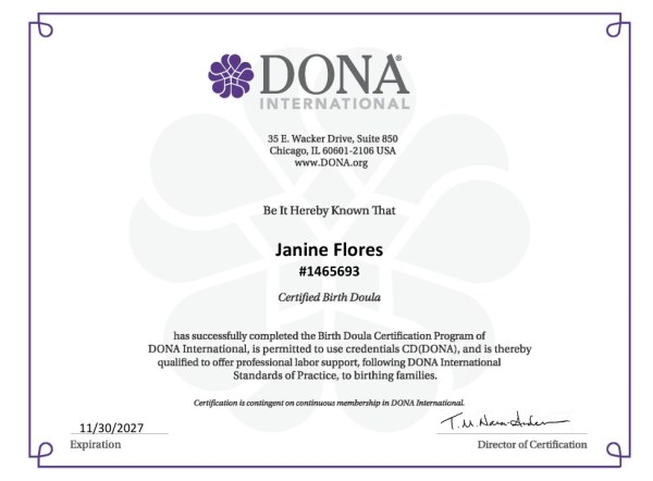 Certification
